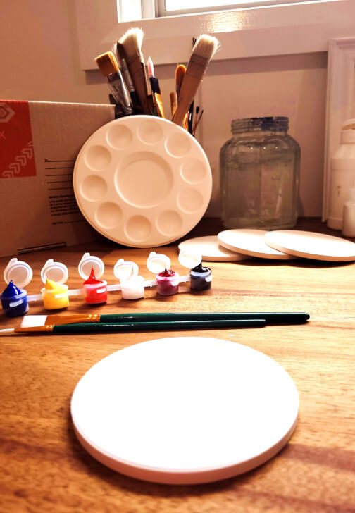 Sunset Dream Ceramic Coaster Kit
