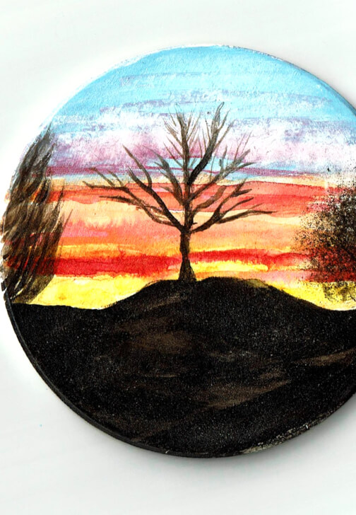 Sunset Dream Ceramic Coaster Kit