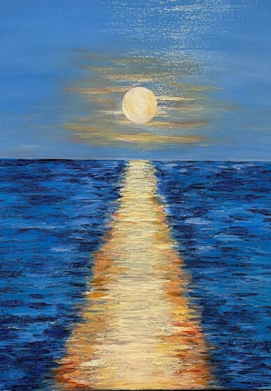 Sunset Textured Painting Workshop