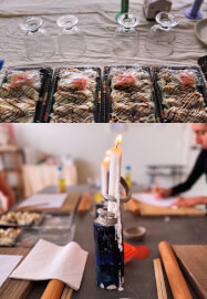 Beginner's Sushi Set Pottery Class with Bento