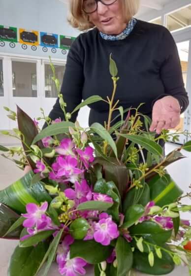 Tall Vase Arrangement Workshop