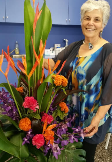 Tall Vase Arrangement Workshop