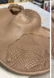 Tapas Serving Platter Ceramic Clay Handbuilding Workshop