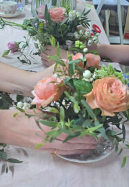 Teacup Posies with Mum and Morning Tea