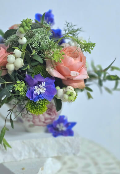 Teacup Posies with Mum and Morning Tea