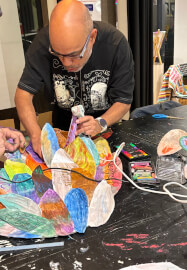 Team Building Paint and Create Angel Wings Workshop