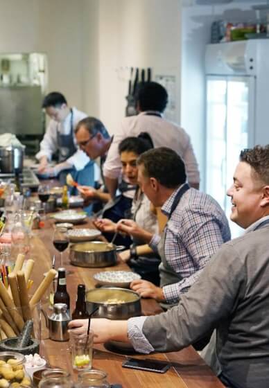 Team Challenge Amazing Race Cooking Class