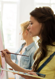 Teens and Tweens Christmas Glow in the Dark Painting