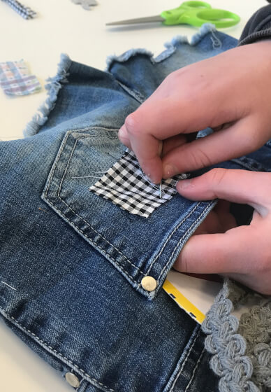 Teens Denim Embellishment Sewing Workshop