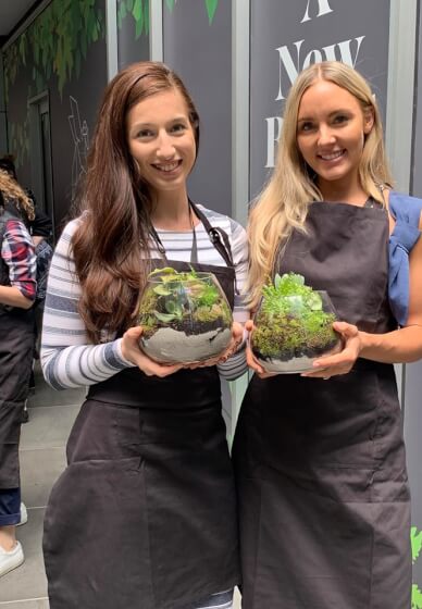 Terrarium or Kokedama Workshop for Team Building
