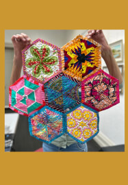 Textile Art: DIY Slow Stitch Quilt