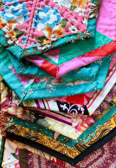 Textile Art: DIY Slow Stitch Quilt