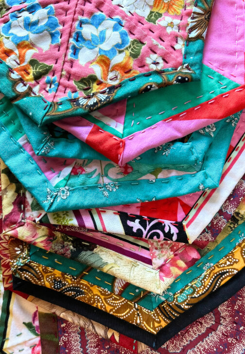 Textile Art: DIY Slow Stitch Quilt