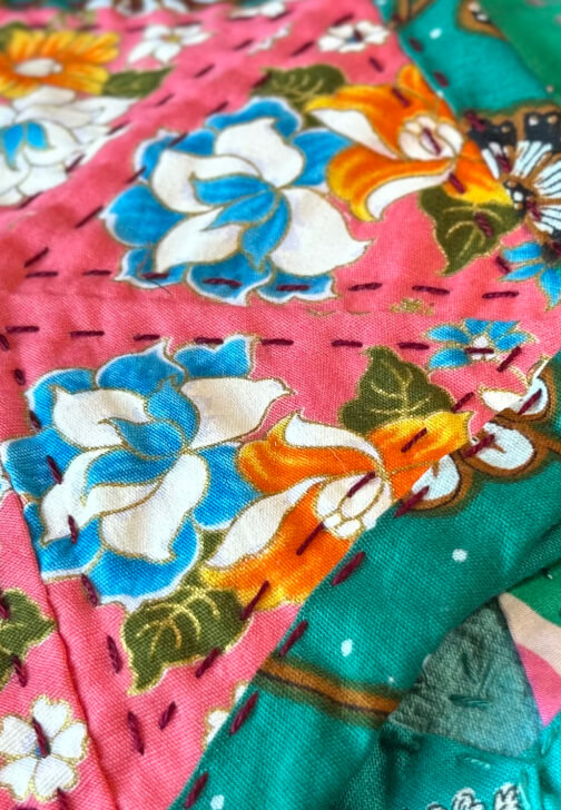 Textile Art: DIY Slow Stitch Quilt
