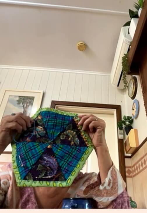 Textile Art: DIY Slow Stitch Quilt