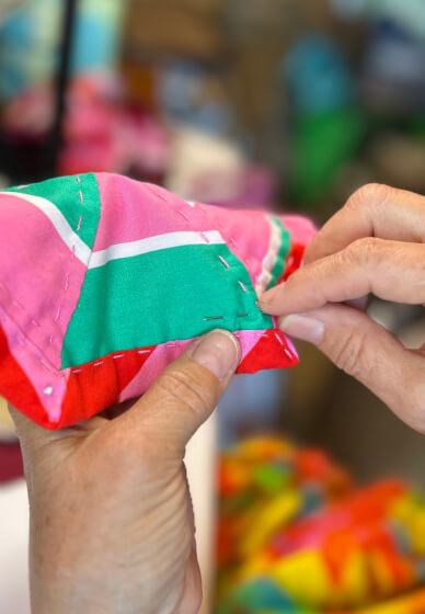 Textile Art: DIY Slow Stitch Quilt