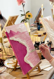 Textured Painting and Sip Workshop