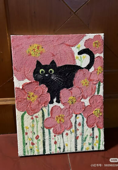 Textured Acrylic Painting Class