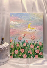 Textured Acrylic Painting Class