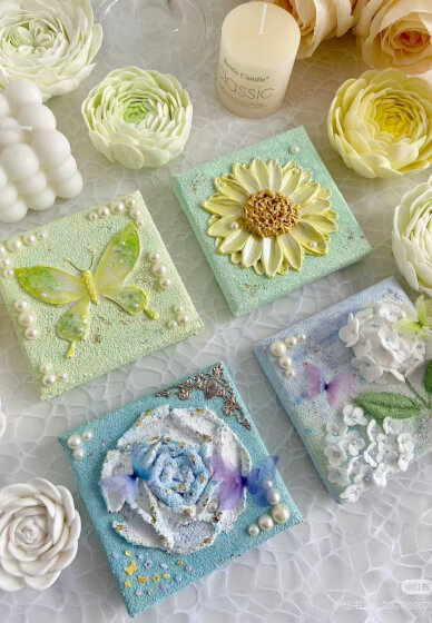 Textured Acrylic Painting Class