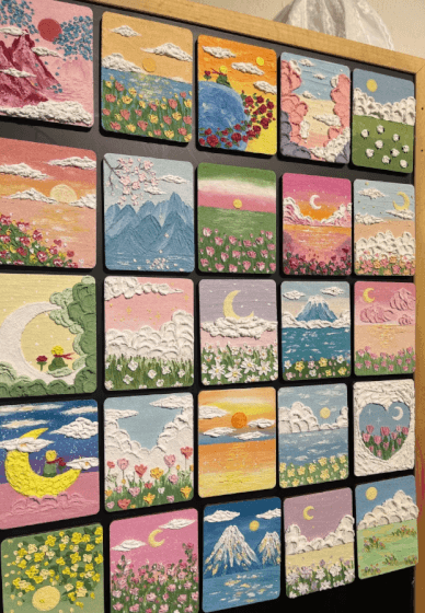 Textured Acrylic Painting Class