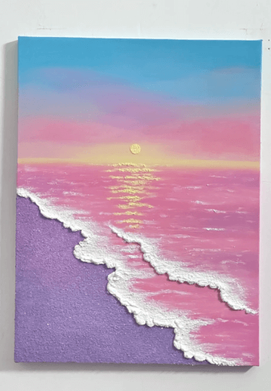 Textured Acrylic Painting Class
