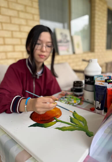 Textured Acrylic Painting Workshop (At Your Home)
