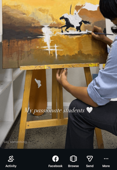 Textured Acrylic Painting Workshop (At Your Home)