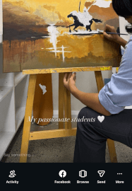 Textured Acrylic Painting Workshop (At Your Home)