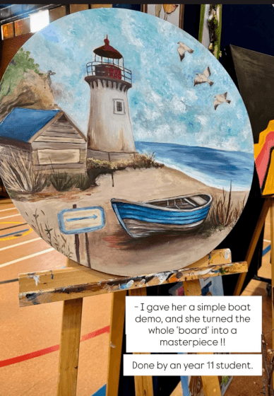 Textured Acrylic Painting Workshop (At Your Home)