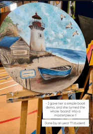 Textured Acrylic Painting Workshop (At Your Home)