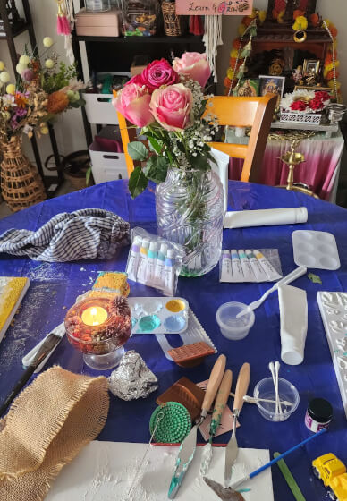 Textured Art Canvas Workshop