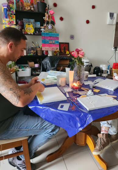 Textured Art Canvas Workshop