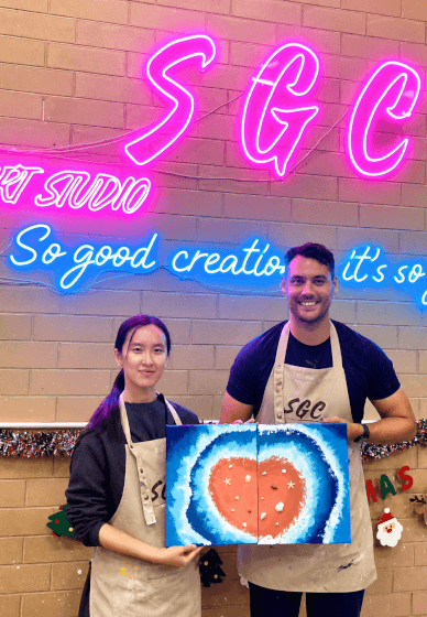 Textured Art Paint and Sip Class