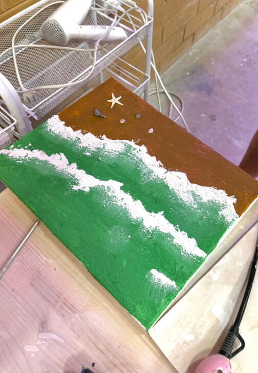 Textured Art Paint and Sip Class