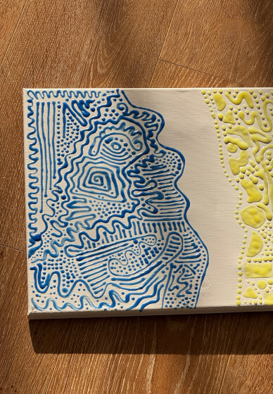 Textured Clay Canvas Art Workshop