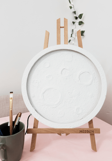 Textured Moon Lamp Painting Workshop for Beginners