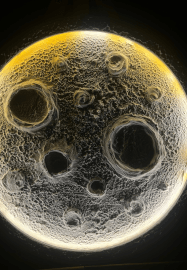 Textured Moon Lamp Painting Workshop for Beginners