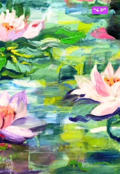 Textured Paint and Sip Class
