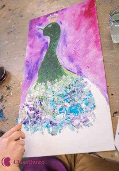 Textured Paint and Sip Class