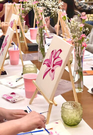 Textured Paint and Sip Workshop