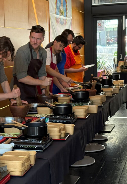 Thai Cooking Master Class: Green Curry Prawns and Thai Roti