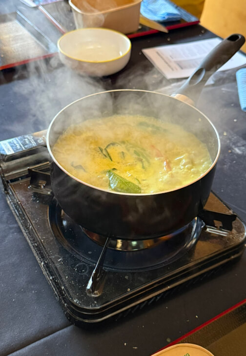 Thai Cooking Master Class: Green Curry Prawns and Thai Roti