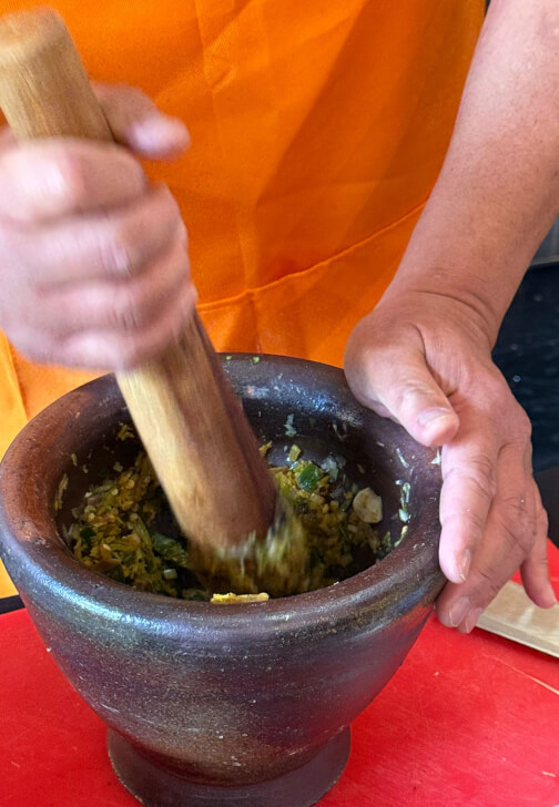 Thai Cooking Master Class: Green Curry Prawns and Thai Roti
