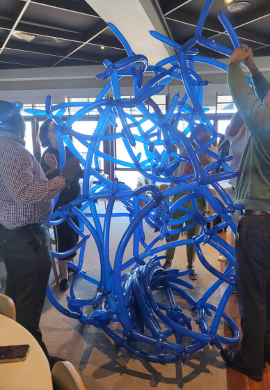The Balloon Tower Challenge — Team Building Workshop