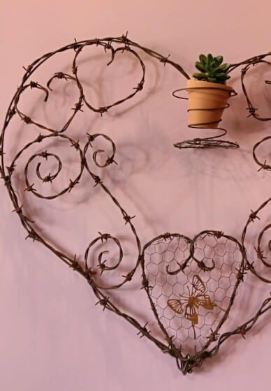 The Embellished Heart of Wire Workshop