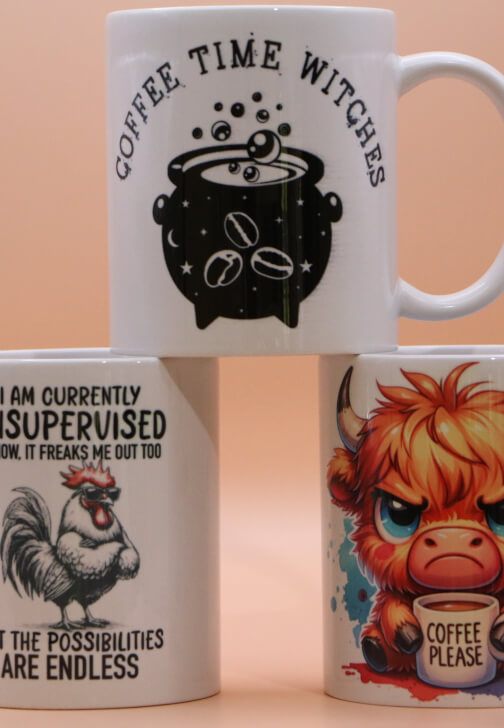 The Enchanted Drinkware Workshop: Sublimation in Full Colour