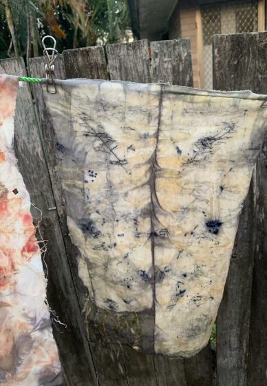 Eco Printing on Silk Scarf Workshop