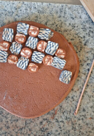 The Nerikomi Ikebana Vessel: Clay Handbuilding Class