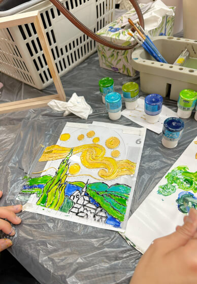 Timber Framed Glass Painting Workshop